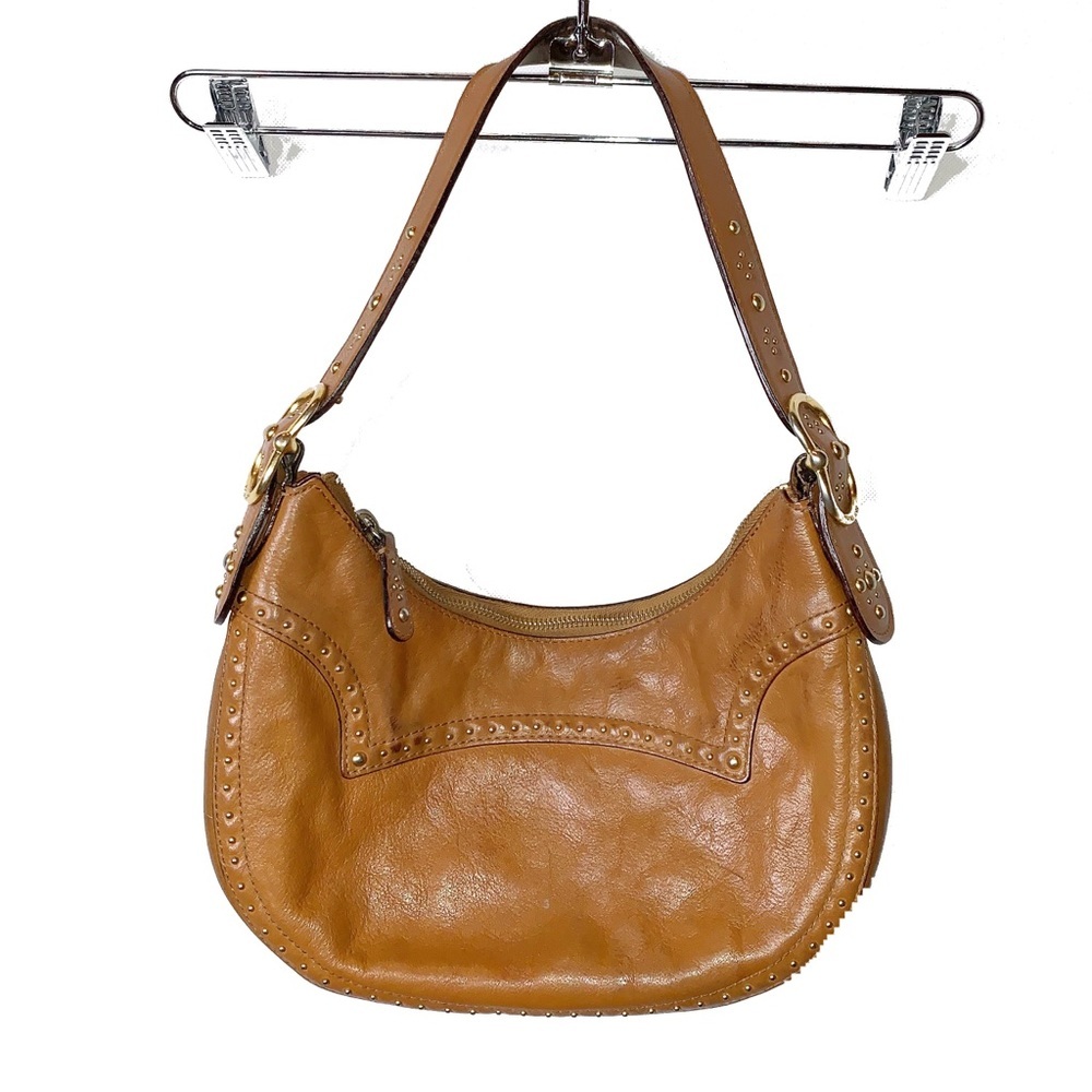 Michael Kors Saddle Shoulder Bag in Cognac Brown